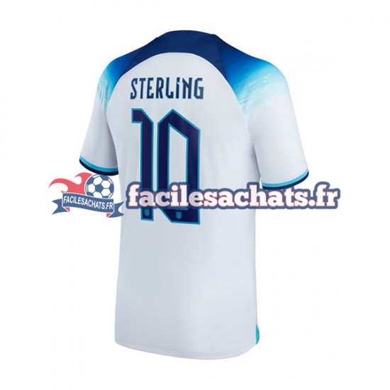 Maillot Angleterre Sterling 10 World Cup 2022 Domicile Homme MC