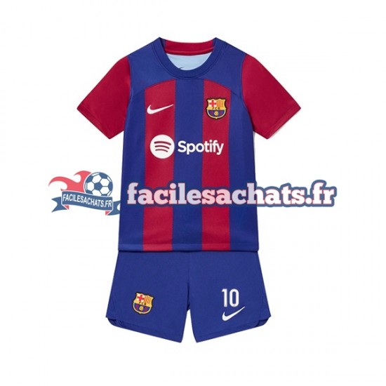 Maillot FC Barcelone Ansu Fati 10 2023-2024 Domicile Enfant MC