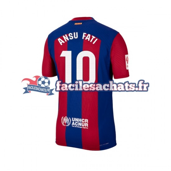 Maillot FC Barcelone Ansu Fati 10 2023-2024 Domicile Homme MC