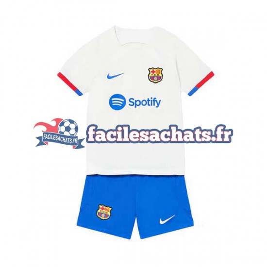 Maillot FC Barcelone 2023-2024 Extérieur Enfant MC