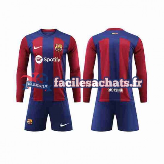 Maillot FC Barcelone 2023-2024 Domicile Enfant ML