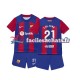 Maillot FC Barcelone Frenkie de Jong 21 2023-2024 Domicile Enfant MC