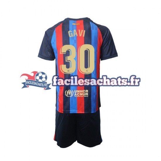 Maillot FC Barcelone Gavi 30 2022-2023 Domicile Enfant MC