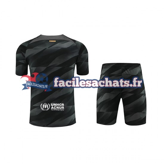 Maillot FC Barcelone 2023-2024 Gardien Extérieur Enfant MC