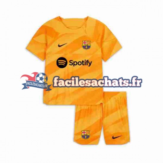 Maillot FC Barcelone 2023-2024 Gardien 4ème Enfant MC