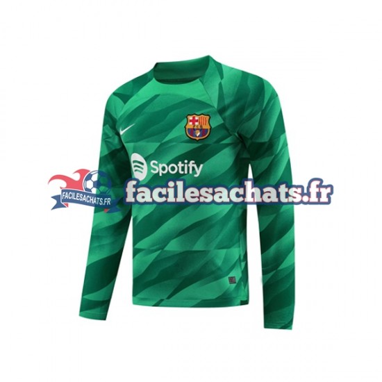 Maillot FC Barcelone Ter Stegen 1 2023-2024 Gardien Domicile Homme ML