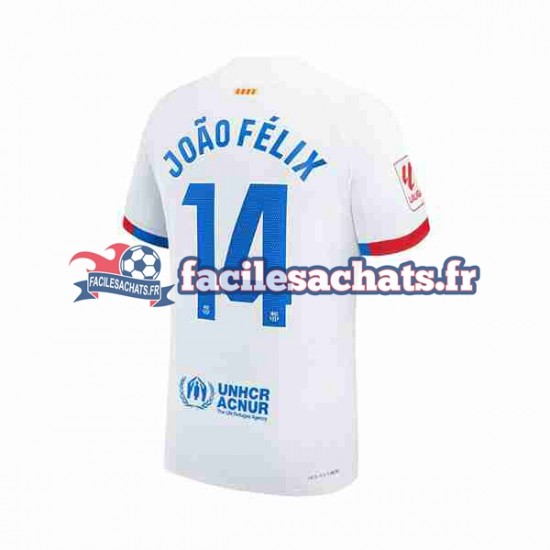 Maillot FC Barcelone Joao Felix 14 2023-2024 Extérieur Homme MC