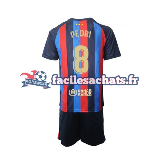 Maillot FC Barcelone Pedri 8 2022-2023 Domicile Enfant MC