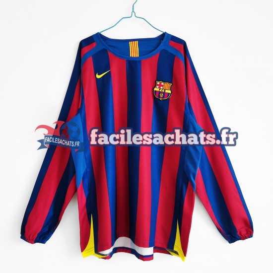 Maillot FC Barcelone Retro 2005-2006 Domicile Homme ML