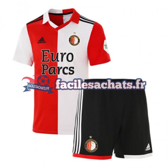 Maillot Feyenoord Rotterdam 2022-2023 Domicile Enfant MC