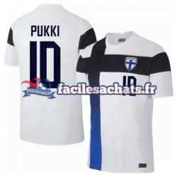 Maillot Finlande Teemu Pukki 10 Euro 2020 Domicile Homme MC