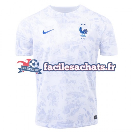 Maillot France World Cup 2022 Extérieur Homme MC