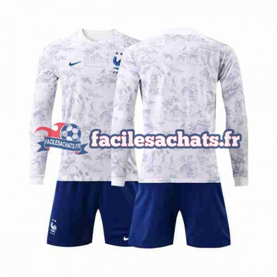 Maillot France World Cup 2022 Extérieur Enfant ML