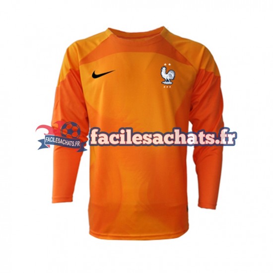 Maillot France World Cup 2022 Gardien Extérieur Homme ML