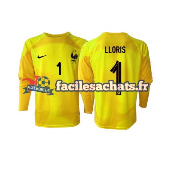 Maillot France Hugo Lloris 1 World Cup 2022 Gardien 3ème Homme ML