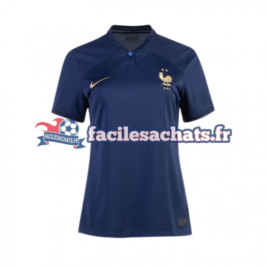 Maillot France World Cup 2022 Domicile Femme MC