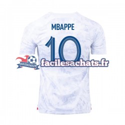 Maillot France Mbappe 10 World Cup 2022 Extérieur Homme MC