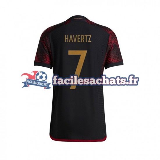 Maillot Allemagne Havertz 7 World Cup 2022 Extérieur Homme MC