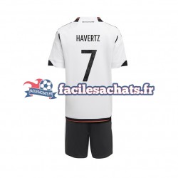Maillot Allemagne Havertz 7 World Cup 2022 Domicile Enfant MC