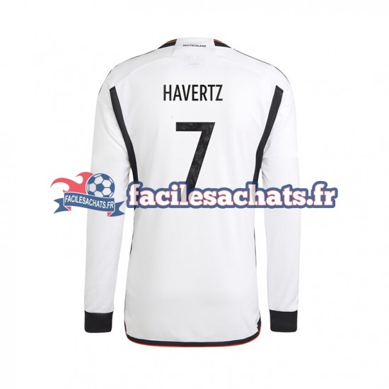 Maillot Allemagne Havertz 7 World Cup 2022 Domicile Homme ML