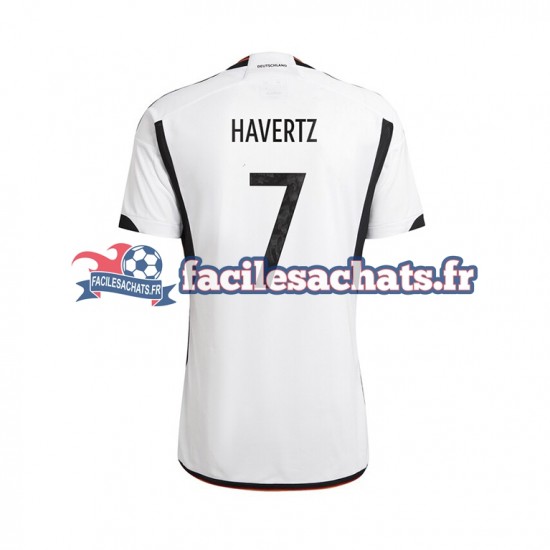 Maillot Allemagne Havertz 7 World Cup 2022 Domicile Homme MC