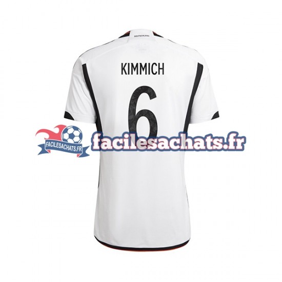 Maillot Allemagne Joshua Kimmich 6 World Cup 2022 Domicile Homme MC