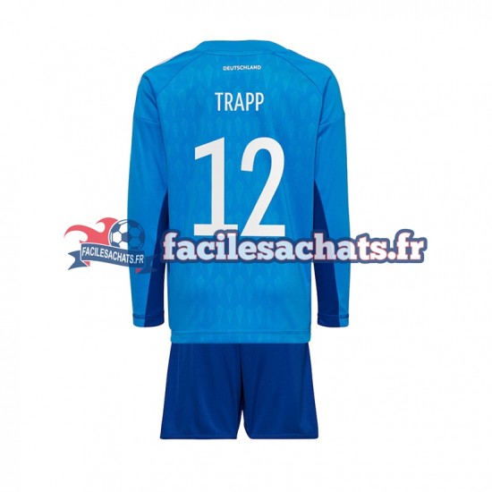 Maillot Allemagne TRAPP 12 World Cup 2022 Gardien Domicile Enfant ML