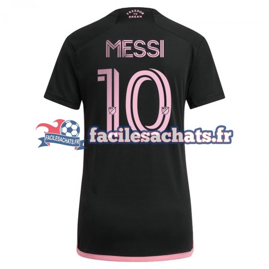 Maillot InterMiami Lionel Messi 10 2023 Extérieur Femme MC