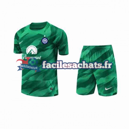 Maillot Inter Milan 2023-2024 Gardien Extérieur Enfant MC