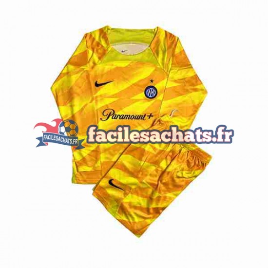 Maillot Inter Milan 2023-2024 Gardien Domicile Enfant ML