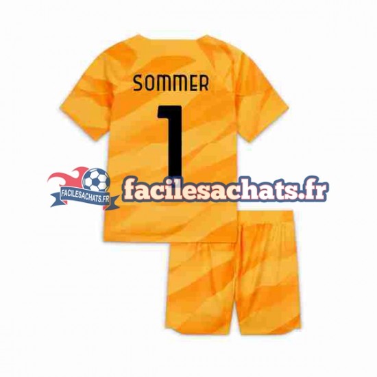 Maillot Inter Milan Sommer 1 2023-2024 Gardien Domicile Enfant MC