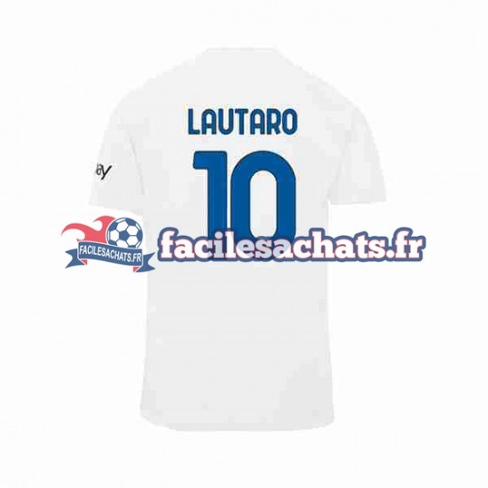 Maillot Inter Milan Lautaro Martinez 10 2023-2024 Extérieur Homme MC