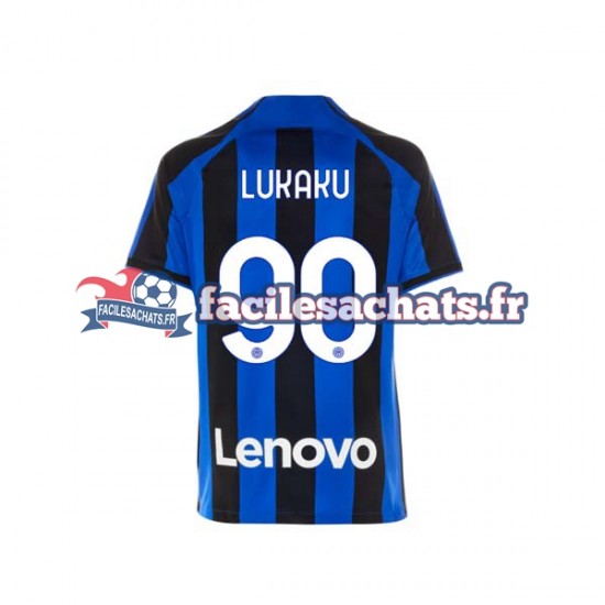 Maillot Inter Milan Romelu Lukaku 90 2022-2023 Domicile Homme MC