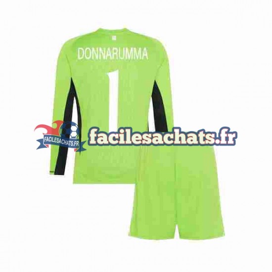 Maillot Italie Donnarumma 1 2023 Gardien Domicile Enfant ML