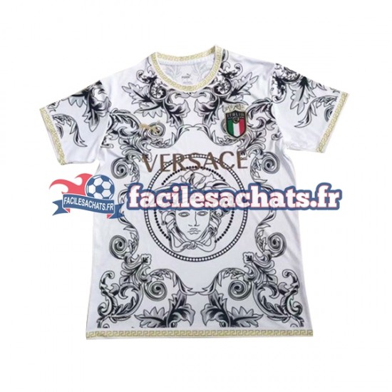 Maillot Italie Versace 2023-2024 Blanc Homme MC