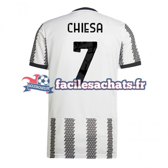 Maillot Juventus Chiesa 7 2022-2023 Domicile Homme MC