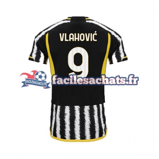 Maillot États-Unis Juventus Dn Vlahovic 9 2023-2024 Domicile Homme MC