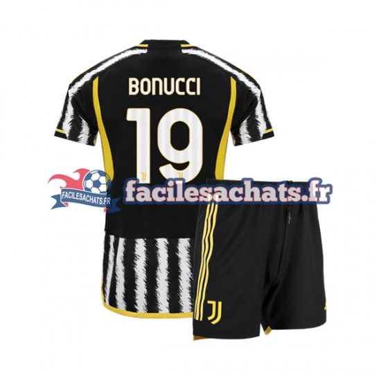 Maillot Juventus Leonardo Bonucci 19 2023-2024 Domicile Enfant MC