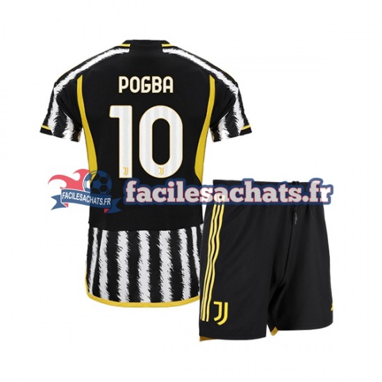 Maillot Juventus Paul Pogba 10 2023-2024 Domicile Enfant MC