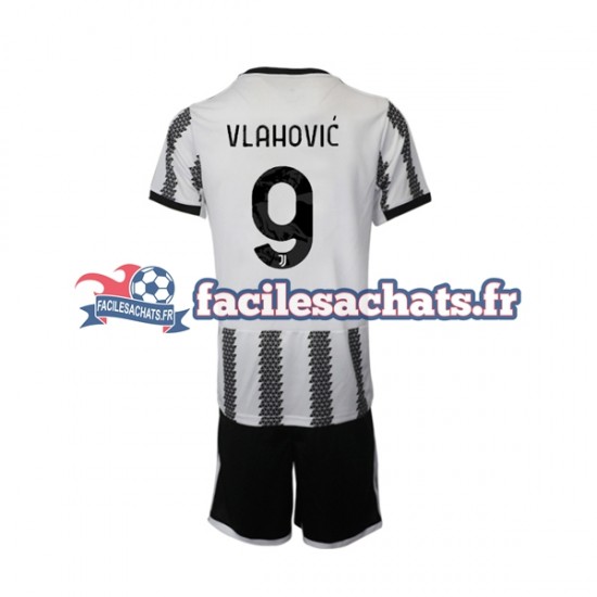 Maillot Juventus Vlahovic 9 2022-2023 Domicile Enfant MC