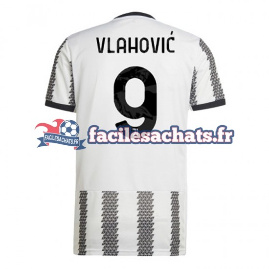 Maillot Juventus Vlahovic 9 2022-2023 Domicile Homme MC