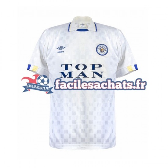 Maillot Leeds United Retro 1989-1990 Domicile Homme MC