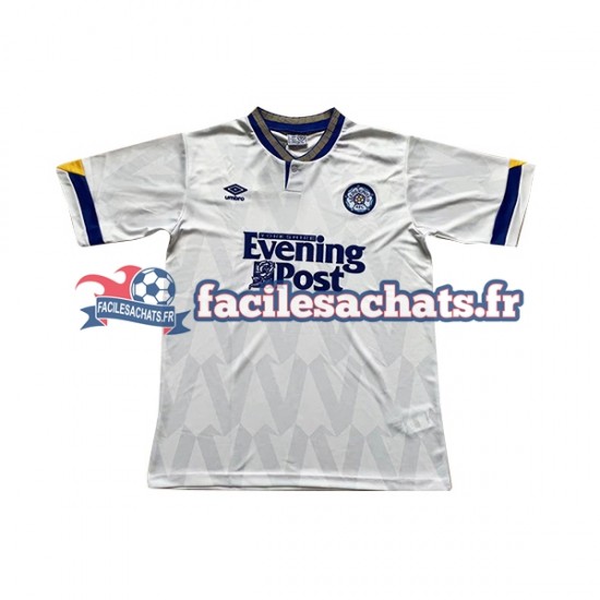 Maillot Leeds United Retro 1991-1992 Domicile Homme MC