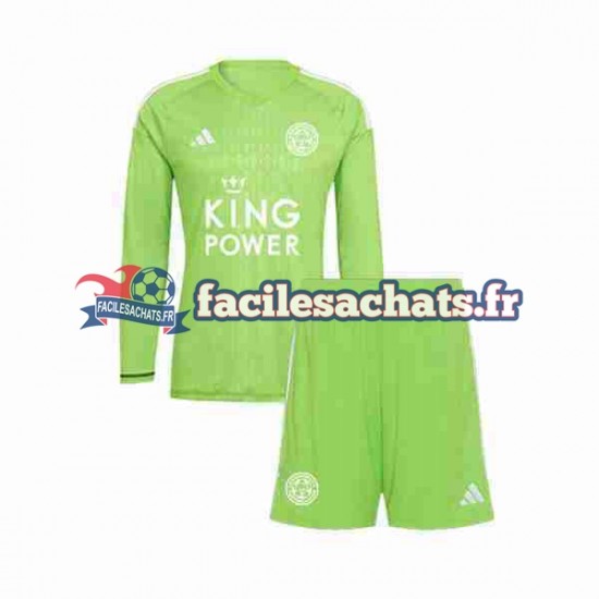 Maillot Leicester City 2023-2024 Gardien Extérieur Enfant ML