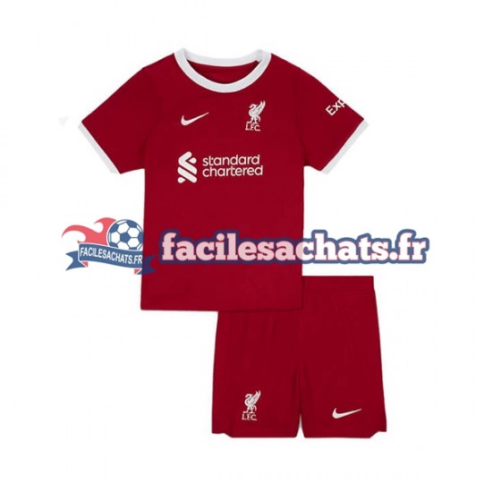 Maillot Liverpool 2023-2024 Domicile Enfant MC