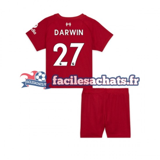 Maillot Liverpool Darwin Nunez 27 2022-2023 Domicile Enfant MC