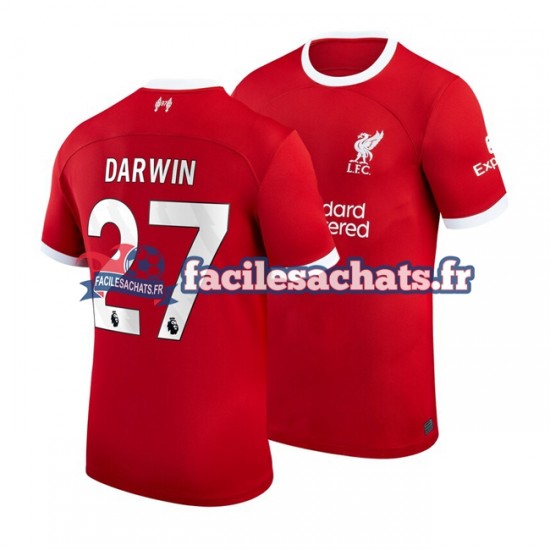 Maillot Liverpool Darwin Nunez 27 2023-2024 Domicile Homme MC