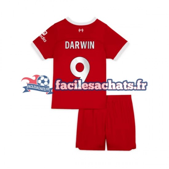 Maillot Liverpool Darwin Nunez 9 2023-2024 Domicile Enfant MC