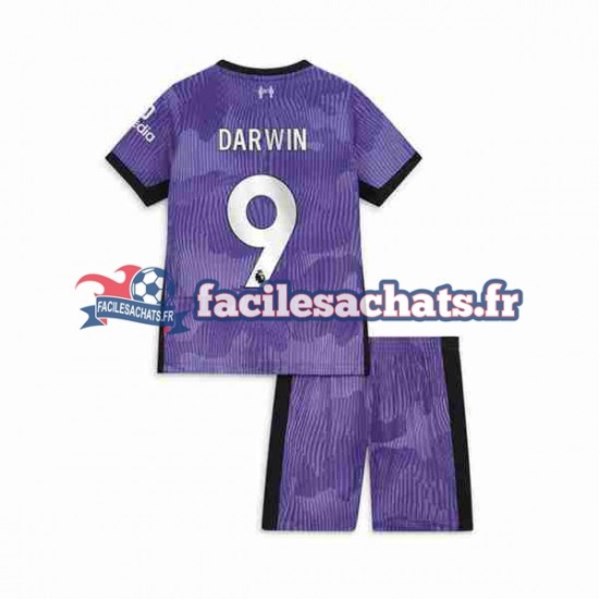 Maillot Liverpool Darwin Nunez 9 2023-2024 3ème Enfant MC