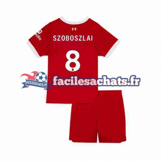 Maillot Liverpool Dominik Szoboszlai 8 2023 Domicile Enfant MC